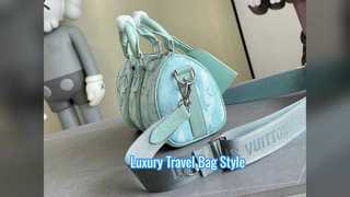 গুচি মনোগ্রাম ভ্রমণ ব্যাগ বিলাসবহুল শৈলী