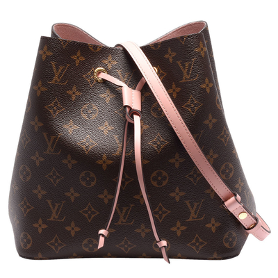 চামড়া ট্রিম লুই Vuitton NéOnoé Mm কালো মনোগ্রাম ব্যাগ