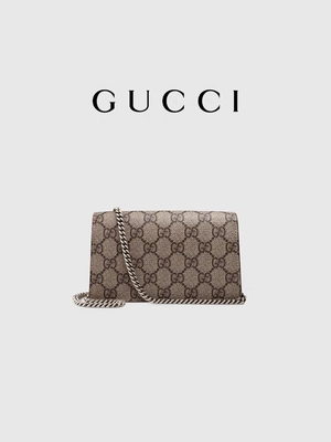 ছোট GUCCI ডায়োনিসাস অলঙ্কৃত ব্র্যান্ডেড লেডিস হ্যান্ডব্যাগ লেপা ক্যানভাস সোয়েড