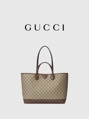 GUCCI ওফিডিয়া ব্র্যান্ডেড শোল্ডার ব্যাগ ছোট মাঝারি দানাদার চামড়া কালো