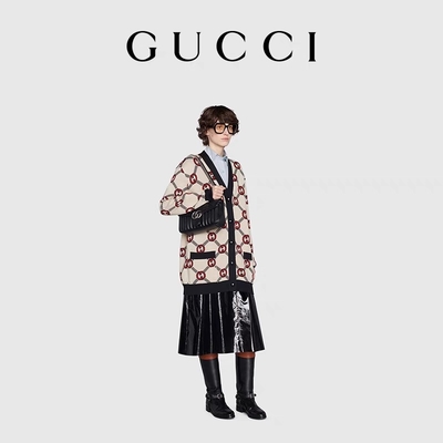 GUCCI GG ব্র্যান্ডেড মেসেঞ্জার ব্যাগ মারমন্ট শোল্ডার ব্যাগ ছোট কুইল্টেড লেদার