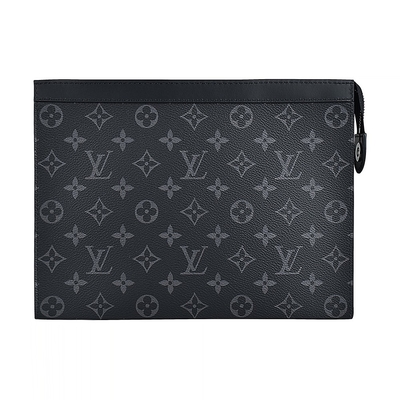 মনোগ্রাম Eclipse ব্র্যান্ডেড পুরুষদের ব্যাগ Pochette লুই Vuitton ভয়েজ পাউচ ক্যানভাস ট্রিম