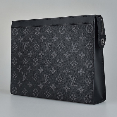 মনোগ্রাম Eclipse ব্র্যান্ডেড পুরুষদের ব্যাগ Pochette লুই Vuitton ভয়েজ পাউচ ক্যানভাস ট্রিম