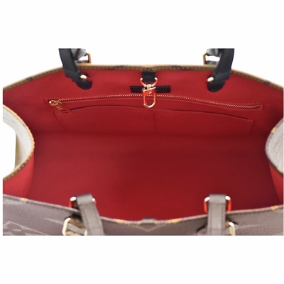 বিপরীত ক্যানভাস ডিজাইনার মনোগ্রাম ব্যাগ OnTheGo MM লুই Vuitton শপিং ব্যাগ