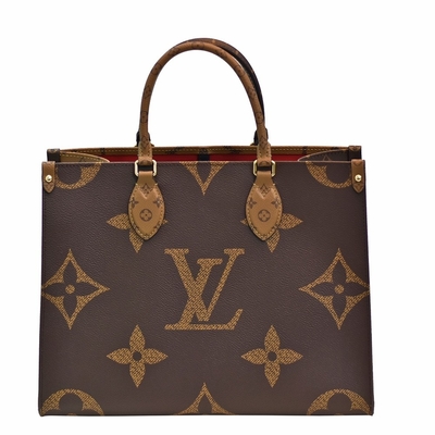 বিপরীত ক্যানভাস ডিজাইনার মনোগ্রাম ব্যাগ OnTheGo MM লুই Vuitton শপিং ব্যাগ