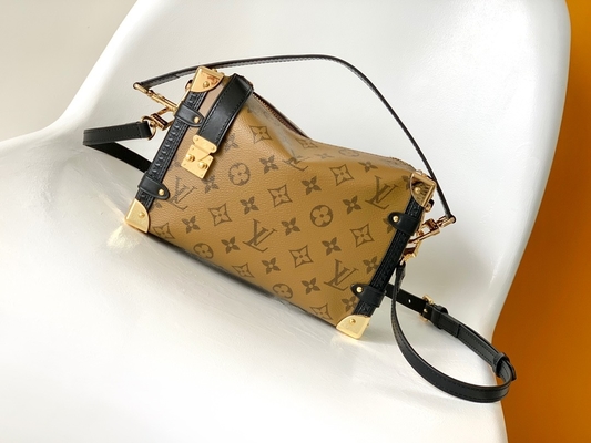 প্রলিপ্ত ক্যানভাস ক্রুজ Presbyopia Louis Vuitton M46358 LV সাইড ট্রাঙ্ক মনোগ্রাম শোল্ডার ব্যাগ