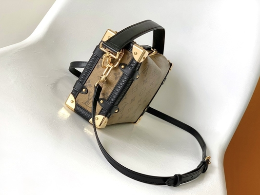প্রলিপ্ত ক্যানভাস ক্রুজ Presbyopia Louis Vuitton M46358 LV সাইড ট্রাঙ্ক মনোগ্রাম শোল্ডার ব্যাগ