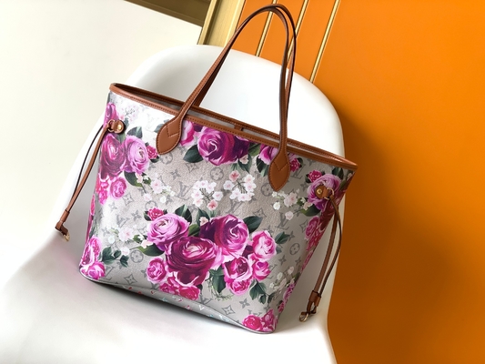 ফুলের প্যাটার্ন সিলভার লুই Vuitton বড় কখনও সম্পূর্ণ M21352