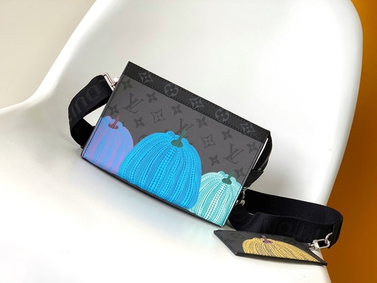 LV X YK মিনি ডিজাইনার পার্স লুই Vuitton Pochette ভয়েজ পাম্পকিন প্রিন্ট Gaston পরিধানযোগ্য ওয়ালেট