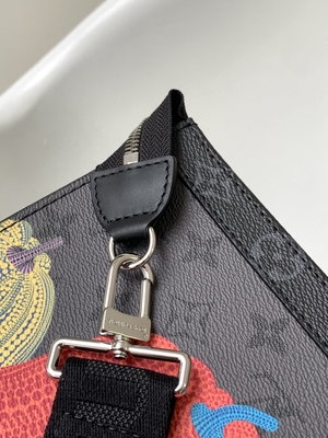 LV X YK মিনি ডিজাইনার পার্স লুই Vuitton Pochette ভয়েজ পাম্পকিন প্রিন্ট Gaston পরিধানযোগ্য ওয়ালেট