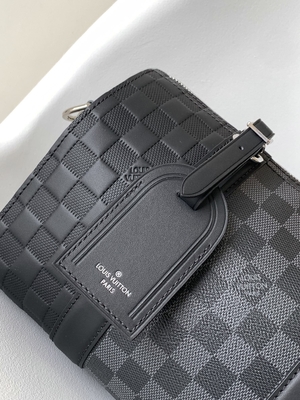 ব্র্যান্ডেড পুরুষদের LV Keepall BandoulièRe 25 চেকারবোর্ড মেসেঞ্জার ব্যাগ