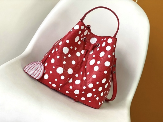 মহিলা সাদা কালো NéOnoé MM লুই Vuitton Yayoi Kusama হ্যান্ডব্যাগ