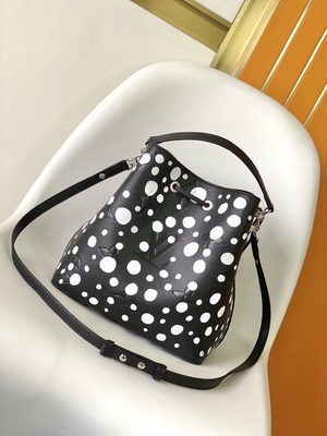 মহিলা সাদা কালো NéOnoé MM লুই Vuitton Yayoi Kusama হ্যান্ডব্যাগ