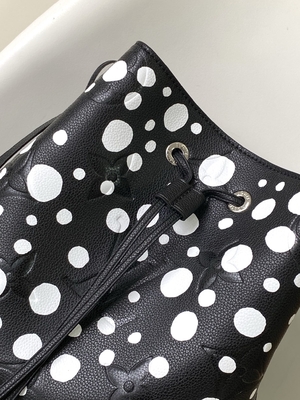 মহিলা সাদা কালো NéOnoé MM লুই Vuitton Yayoi Kusama হ্যান্ডব্যাগ