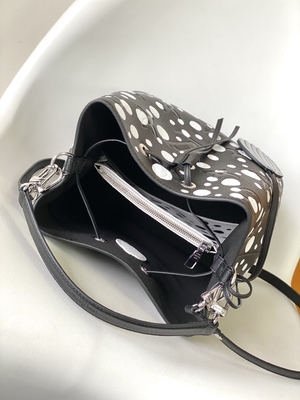 মহিলা সাদা কালো NéOnoé MM লুই Vuitton Yayoi Kusama হ্যান্ডব্যাগ