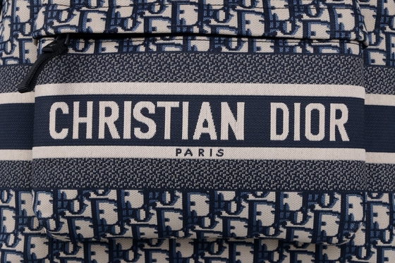 ডিজাইনার ছোট Diortravel ব্যাকপ্যাক নীল Dior Oblique Jacquard