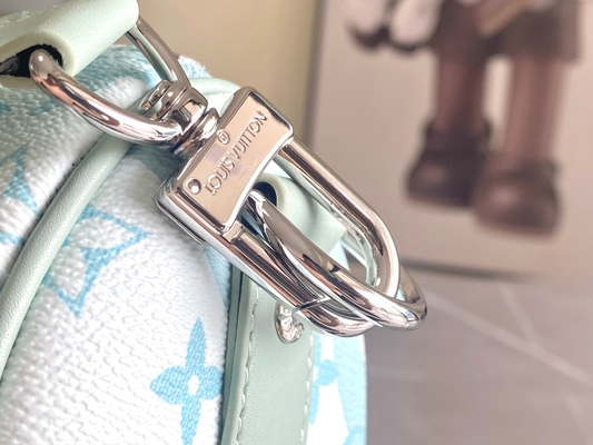 বিজনেস এলভি ডিজাইনার মনোগ্রাম ব্যাগ Keepall BandoulièRe 50 নীল ভ্রমণ ব্যাগ